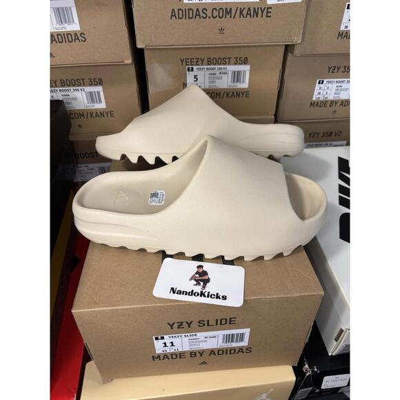 adidas Yeezy Slide Bone (2022/2023 Restock) FZ5897 SIze 11M - Picture 1 of 5